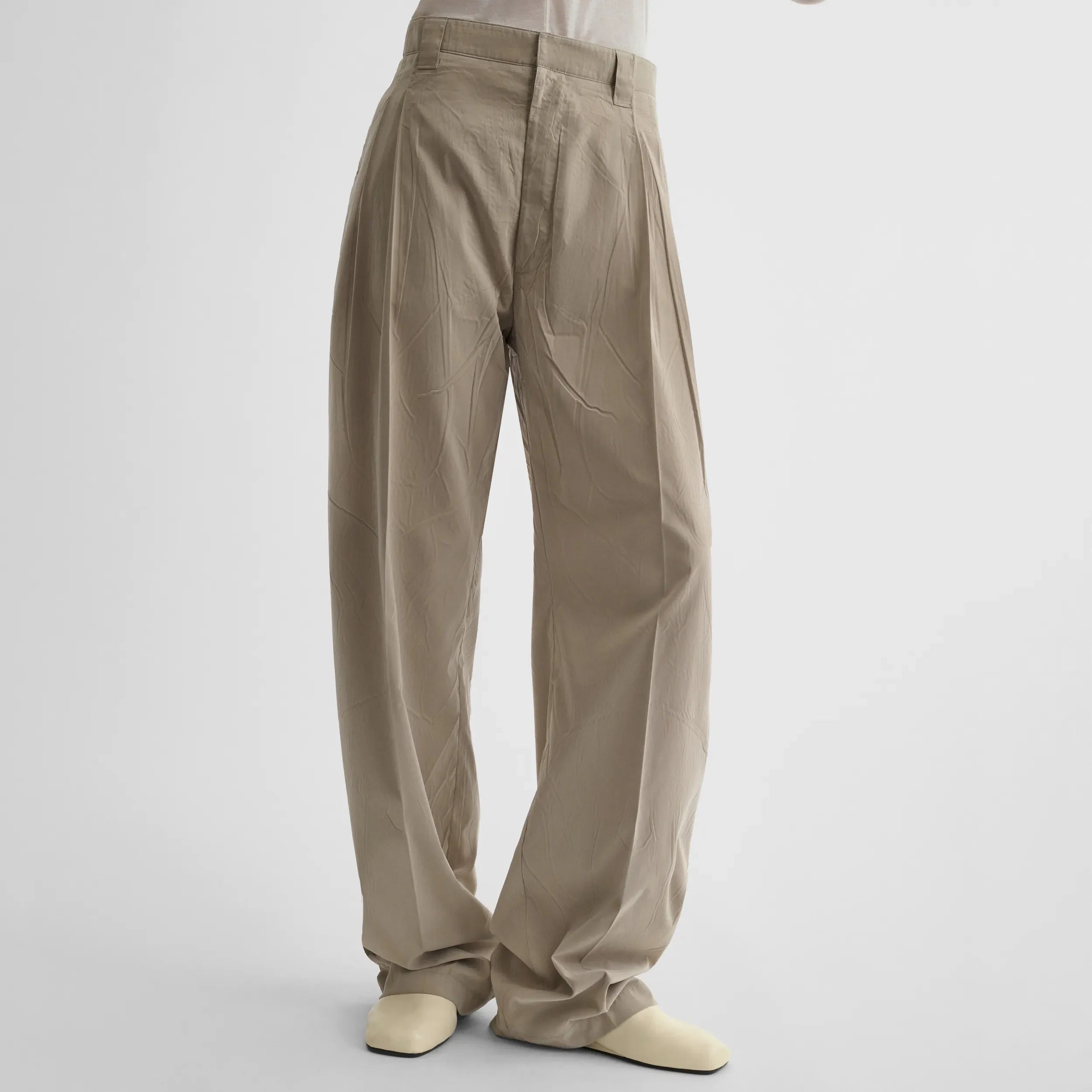 スラックス COOR Oversized pleated chino trousers 5SH031 COOR Oversized pleated chino trousers 5SH031 (COOR