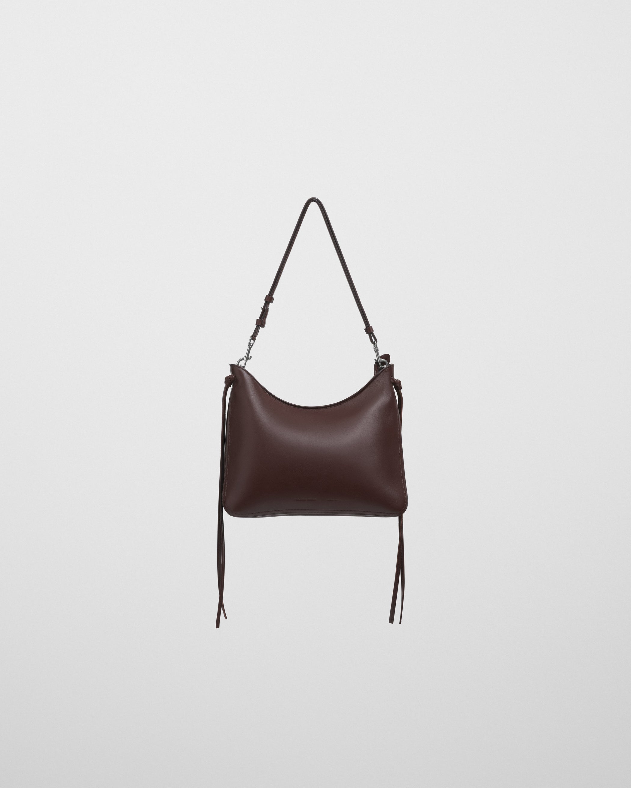 Flat view of GIG BAG in cognac leather