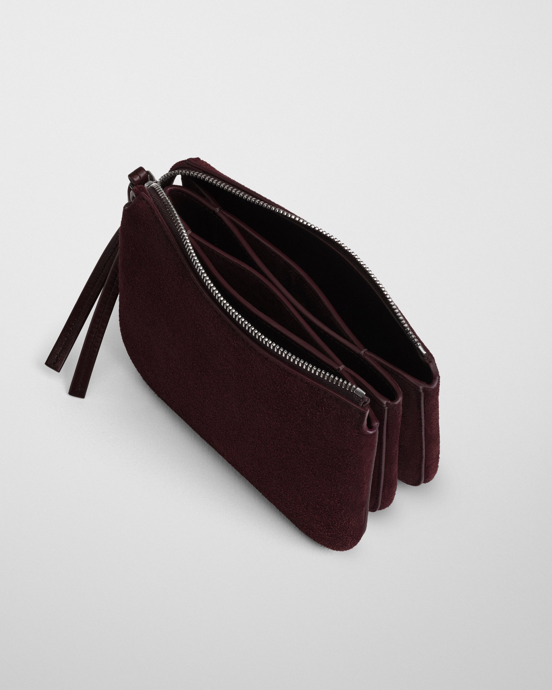 POCKET GIG | oxblood suede leather