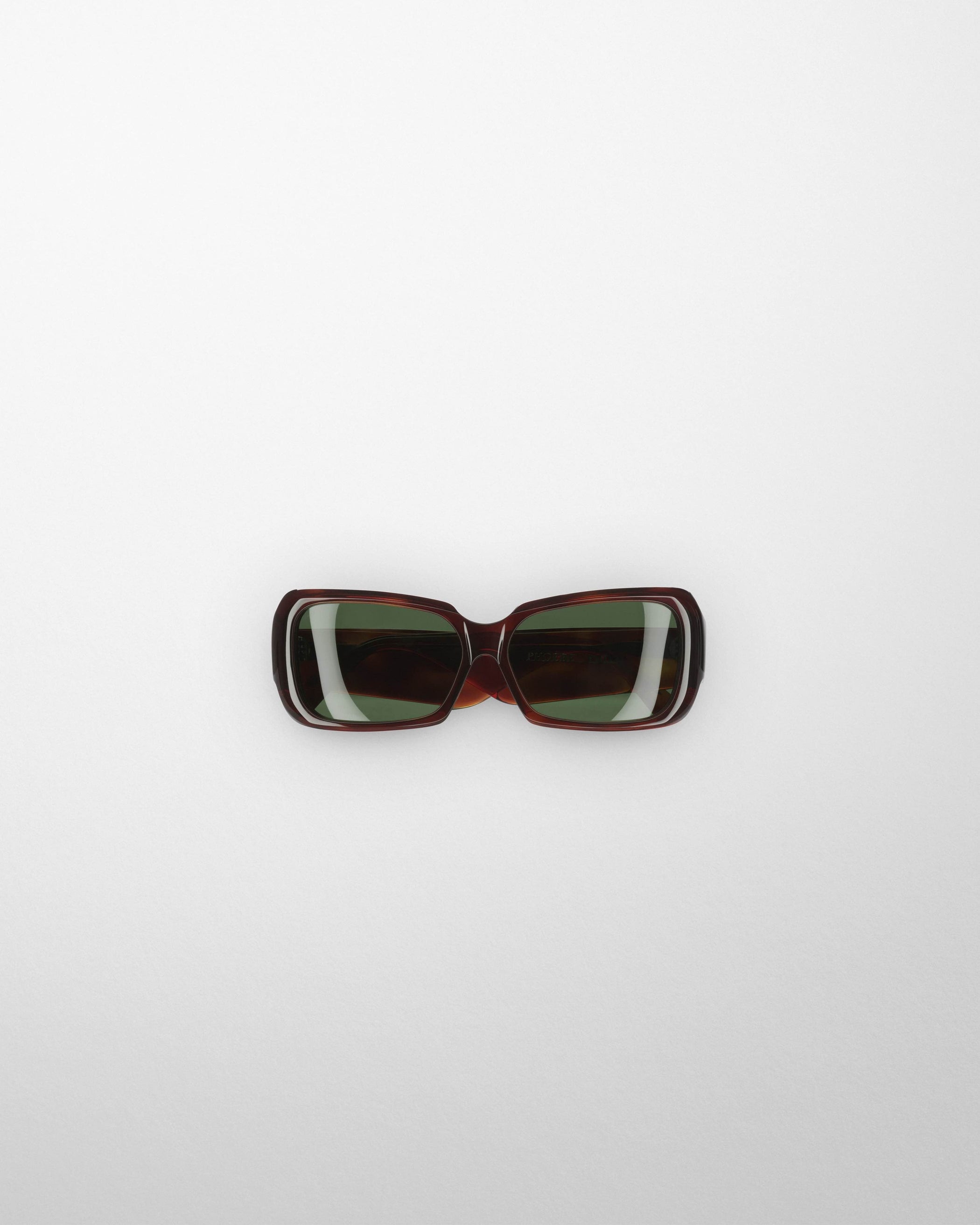 Front view of SCORE SUNGLASSES in brown tortoiseshell acetate
