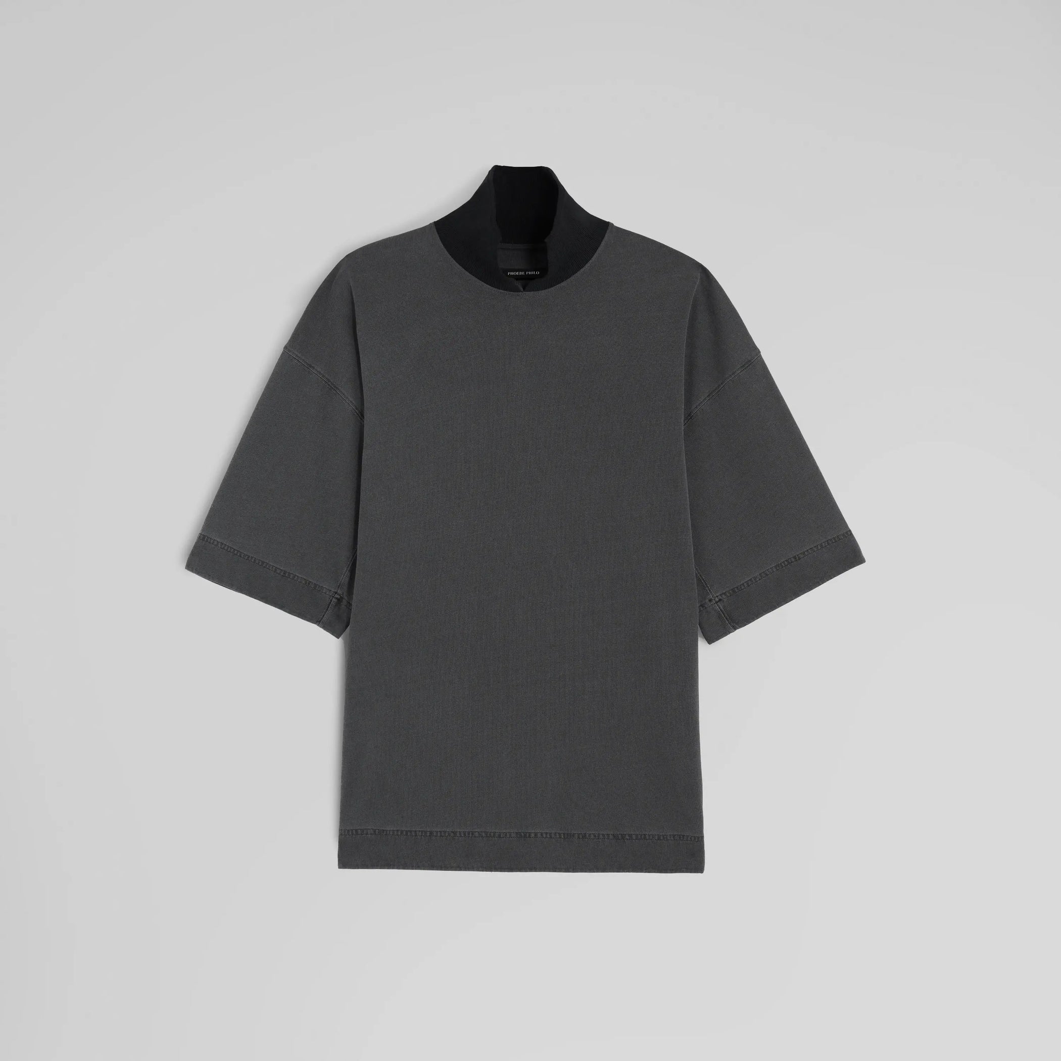 海外希少【PHOEBE PHILO】カットコラーTシャツ ブラック 半袖 PHOEBE PHILO | SHIRTS TOPS