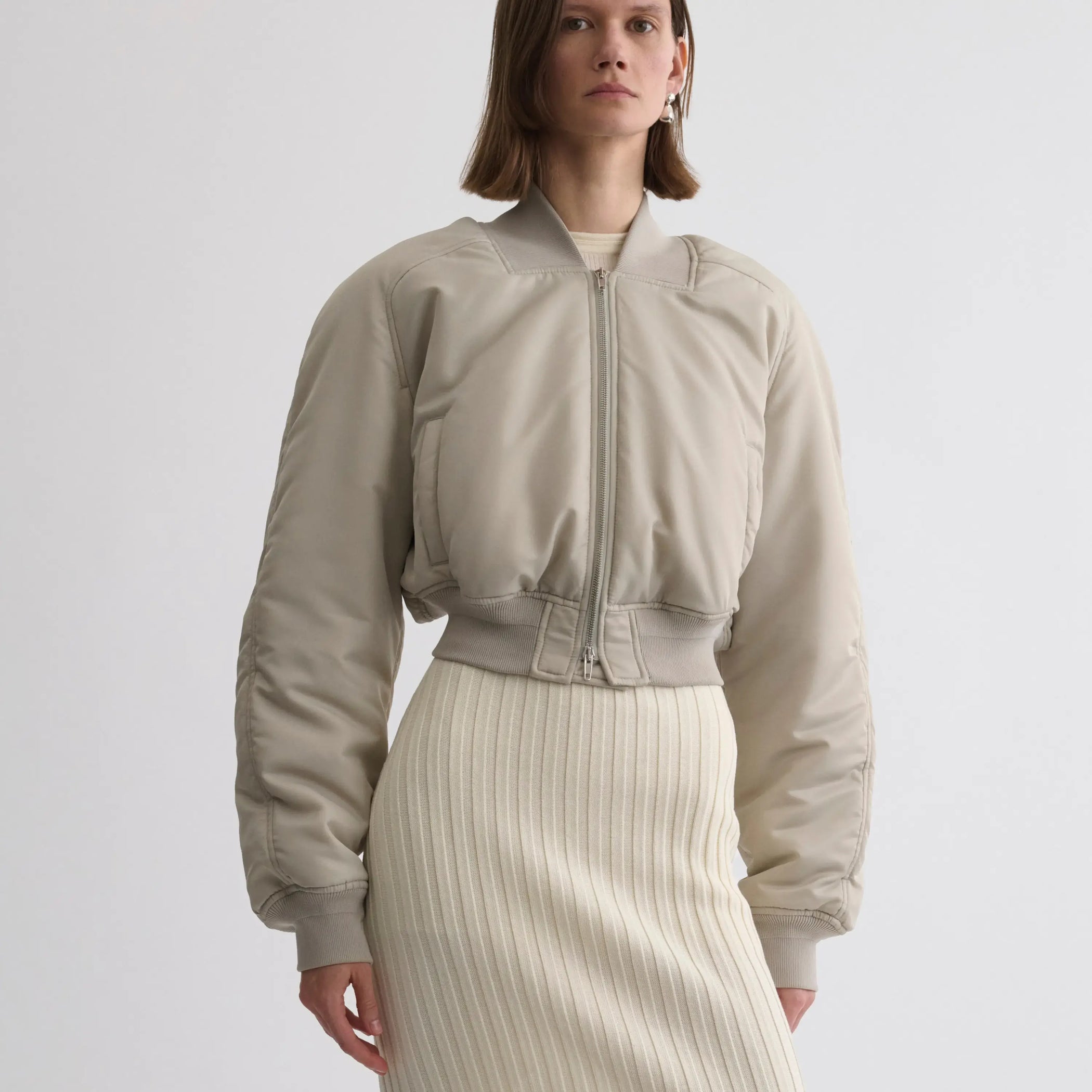 BOMBER JACKET | mastic nylon