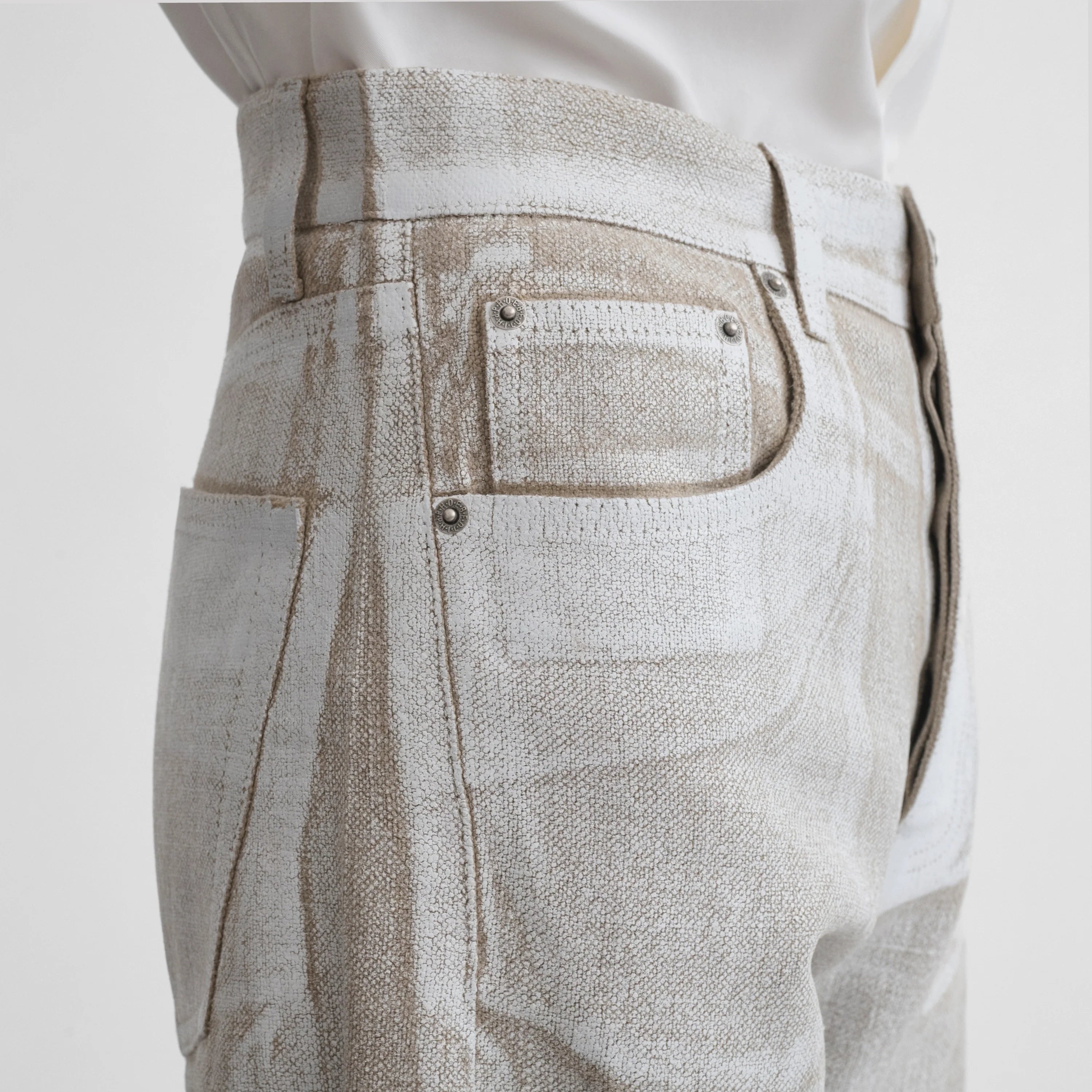PHOEBE PHILO フィービーファイロ リネン麻 hayジーンズ デニム PHOEBE PHILO | CLASSIC JEANS | HAY LINEN