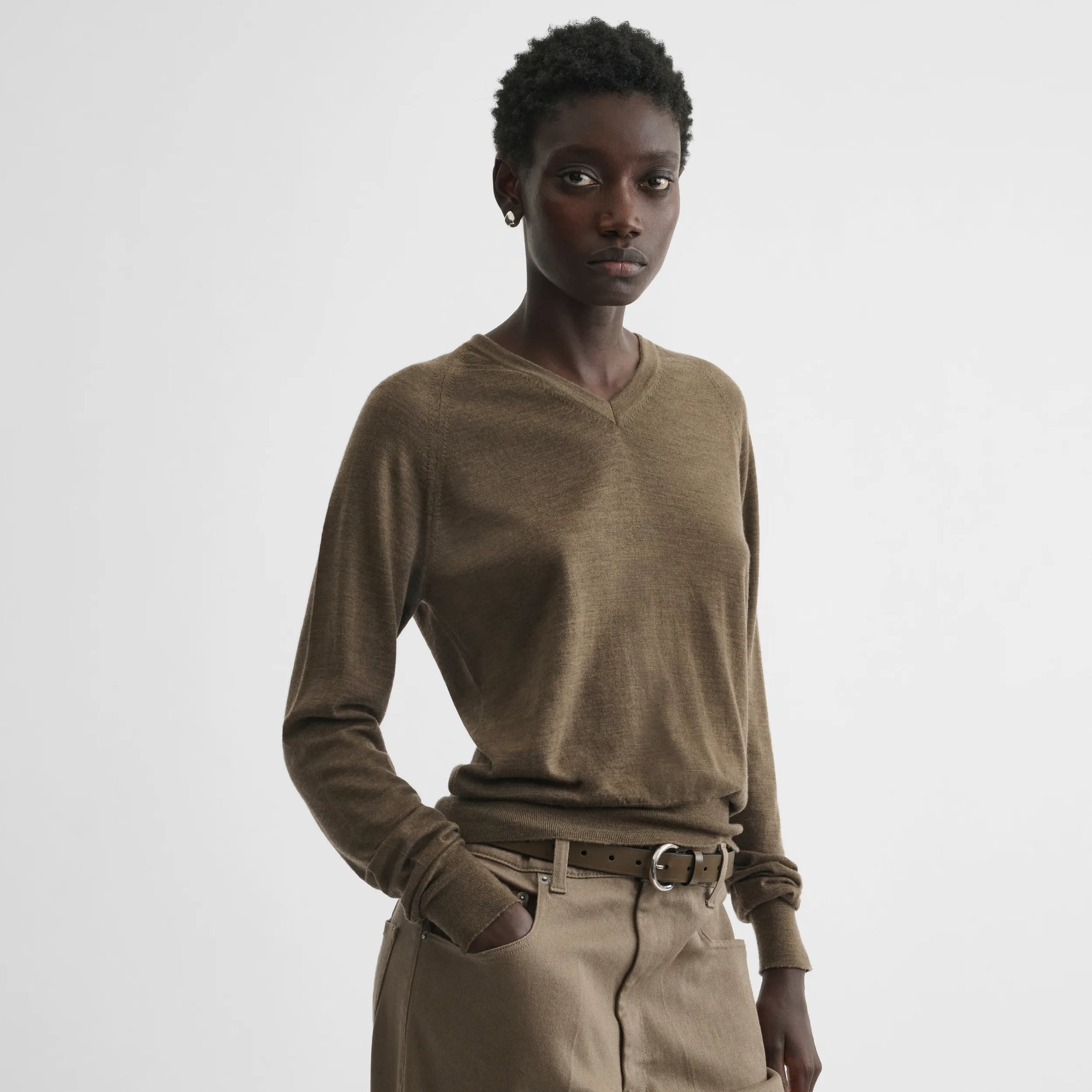 海外希少【PHOEBE PHILO】リラックスパンツ グレーベージュ PHOEBE PHILO | READY TO WEAR