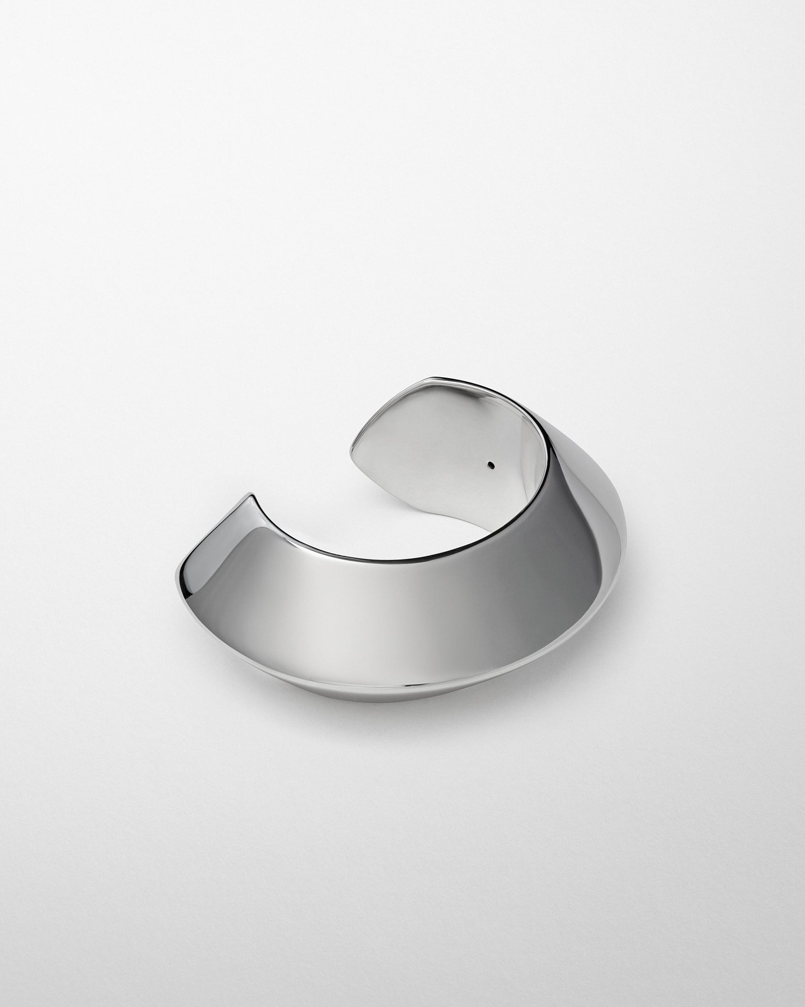 View of ORB CUFF in silver